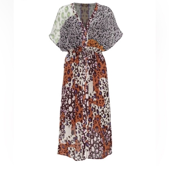 CAbi Dresses & Skirts - ✨ Cabi Escape Leopard Print Dress ✨